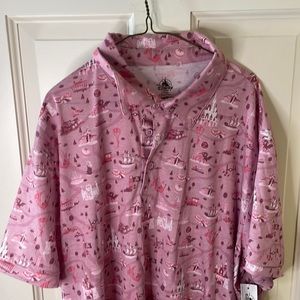 Disney Theme Park Golf Polo Large